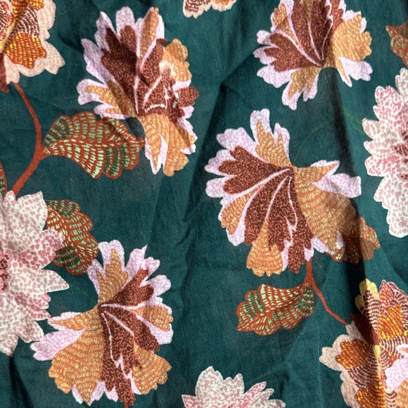 Trovata Floral Blouse - Green and Pink - Picture 5 of 8